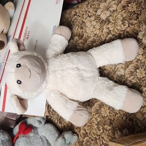 Kellybaby Cuddle Lamb Stuffed Animal Toy Plush 12" With Rattle Lovey